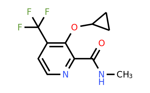 CAS 1243447-81-5 | 3-Cyclopropoxy-N-methyl-4-(trifluoromethyl)picolinamide