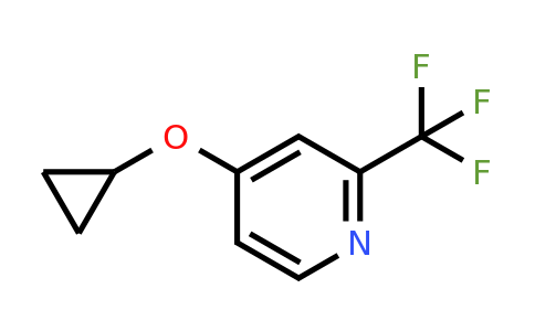 CAS 1243447-83-7 | 4-Cyclopropoxy-2-(trifluoromethyl)pyridine