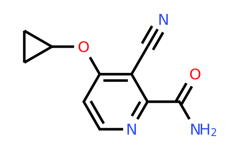 CAS 1243447-85-9 | 3-Cyano-4-cyclopropoxypicolinamide