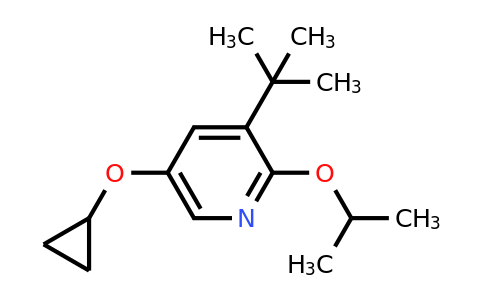CAS 1243447-86-0 | 3-Tert-butyl-5-cyclopropoxy-2-isopropoxypyridine