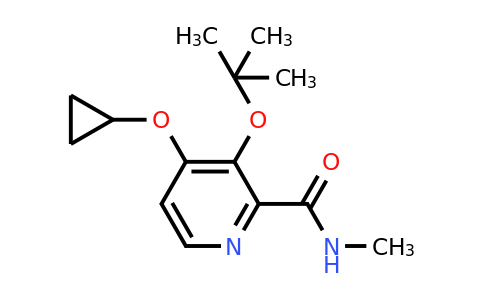 CAS 1243447-88-2 | 3-Tert-butoxy-4-cyclopropoxy-N-methylpicolinamide