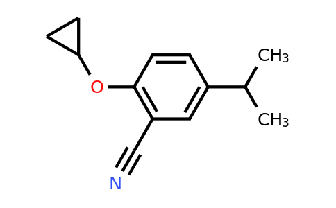 CAS 1243447-89-3 | 2-Cyclopropoxy-5-isopropylbenzonitrile