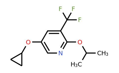 CAS 1243447-90-6 | 5-Cyclopropoxy-2-isopropoxy-3-(trifluoromethyl)pyridine