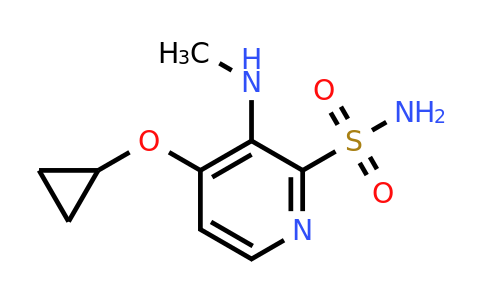 CAS 1243447-91-7 | 4-Cyclopropoxy-3-(methylamino)pyridine-2-sulfonamide