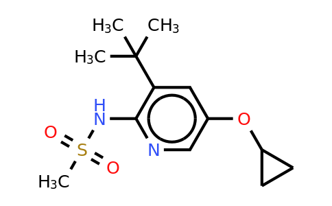 CAS 1243447-98-4 | N-(3-tert-butyl-5-cyclopropoxypyridin-2-YL)methanesulfonamide