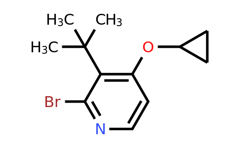 CAS 1243448-05-6 | 2-Bromo-3-tert-butyl-4-cyclopropoxypyridine
