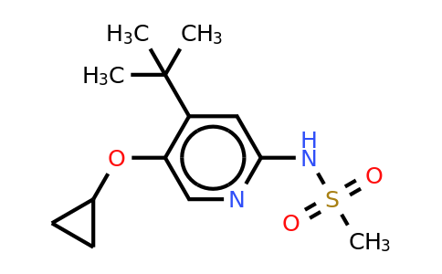 CAS 1243448-07-8 | N-(4-tert-butyl-5-cyclopropoxypyridin-2-YL)methanesulfonamide