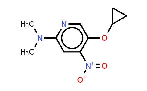 CAS 1243448-12-5 | 5-Cyclopropoxy-N,n-dimethyl-4-nitropyridin-2-amine