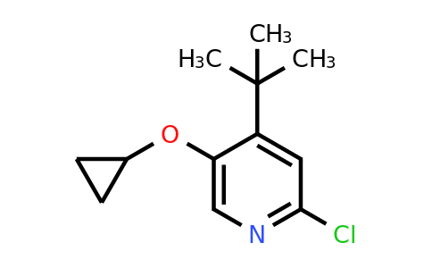 CAS 1243448-14-7 | 4-Tert-butyl-2-chloro-5-cyclopropoxypyridine