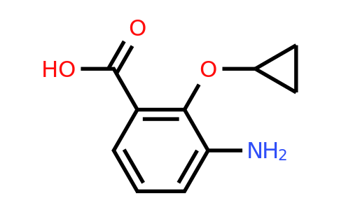 CAS 1243448-15-8 | 3-Amino-2-cyclopropoxybenzoic acid