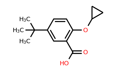 CAS 1243448-16-9 | 5-Tert-butyl-2-cyclopropoxybenzoic acid