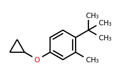 CAS 1243448-18-1 | 1-Tert-butyl-4-cyclopropoxy-2-methylbenzene