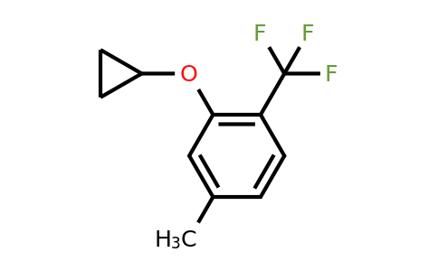 CAS 1243448-22-7 | 2-Cyclopropoxy-4-methyl-1-(trifluoromethyl)benzene