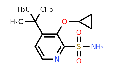 CAS 1243448-25-0 | 4-Tert-butyl-3-cyclopropoxypyridine-2-sulfonamide