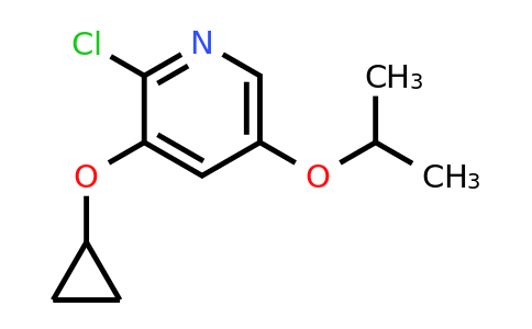 CAS 1243448-28-3 | 2-Chloro-3-cyclopropoxy-5-isopropoxypyridine