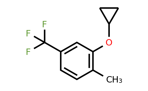 CAS 1243448-32-9 | 2-Cyclopropoxy-1-methyl-4-(trifluoromethyl)benzene