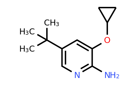 CAS 1243448-33-0 | 5-Tert-butyl-3-cyclopropoxypyridin-2-amine