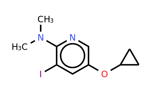 CAS 1243448-36-3 | 5-Cyclopropoxy-3-iodo-N,n-dimethylpyridin-2-amine