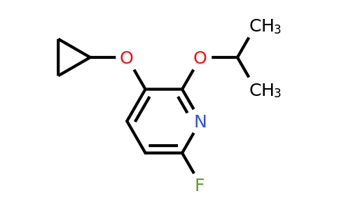 CAS 1243448-41-0 | 3-Cyclopropoxy-6-fluoro-2-isopropoxypyridine