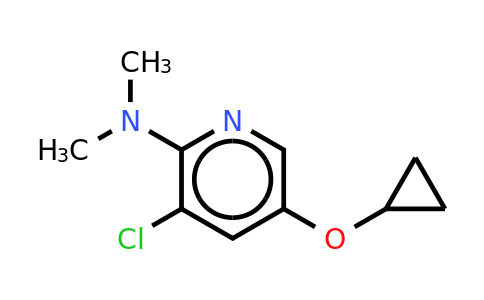 CAS 1243448-42-1 | 3-Chloro-5-cyclopropoxy-N,n-dimethylpyridin-2-amine