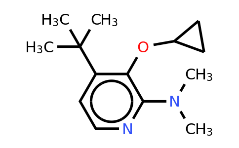 CAS 1243448-45-4 | 4-Tert-butyl-3-cyclopropoxy-N,n-dimethylpyridin-2-amine