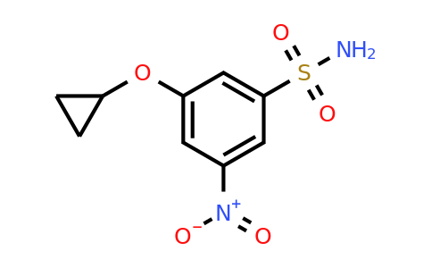 CAS 1243448-46-5 | 3-Cyclopropoxy-5-nitrobenzenesulfonamide