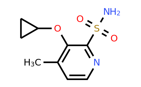 CAS 1243448-49-8 | 3-Cyclopropoxy-4-methylpyridine-2-sulfonamide