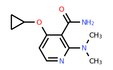 CAS 1243448-50-1 | 4-Cyclopropoxy-2-(dimethylamino)nicotinamide