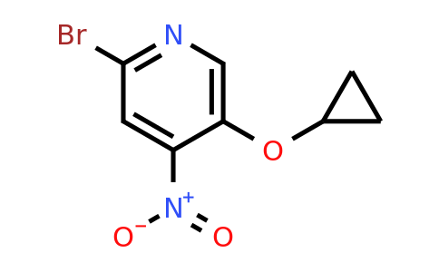 CAS 1243448-51-2 | 2-Bromo-5-cyclopropoxy-4-nitropyridine