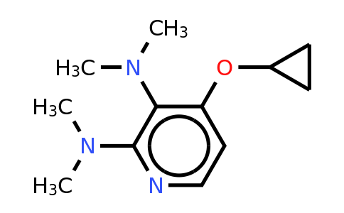 CAS 1243448-55-6 | 4-Cyclopropoxy-N2,N2,N3,N3-tetramethylpyridine-2,3-diamine