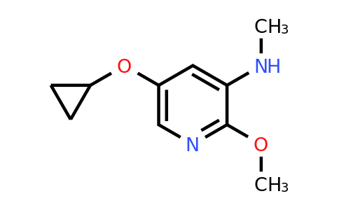 CAS 1243448-58-9 | 5-Cyclopropoxy-2-methoxy-N-methylpyridin-3-amine