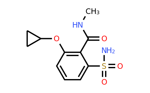 CAS 1243448-64-7 | 2-Cyclopropoxy-N-methyl-6-sulfamoylbenzamide