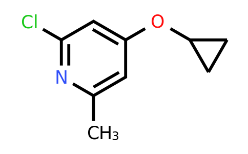 CAS 1243448-65-8 | 2-Chloro-4-cyclopropoxy-6-methylpyridine