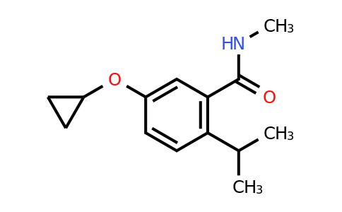 CAS 1243448-66-9 | 5-Cyclopropoxy-2-isopropyl-N-methylbenzamide