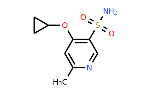 CAS 1243448-69-2 | 4-Cyclopropoxy-6-methylpyridine-3-sulfonamide