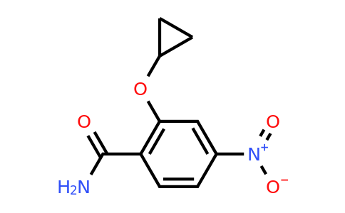 CAS 1243448-70-5 | 2-Cyclopropoxy-4-nitrobenzamide