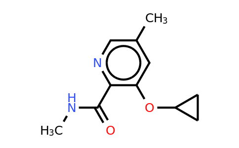 CAS 1243448-71-6 | 3-Cyclopropoxy-N,5-dimethylpicolinamide