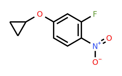 CAS 1243448-77-2 | 4-Cyclopropoxy-2-fluoro-1-nitrobenzene
