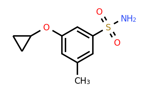 CAS 1243448-79-4 | 3-Cyclopropoxy-5-methylbenzenesulfonamide