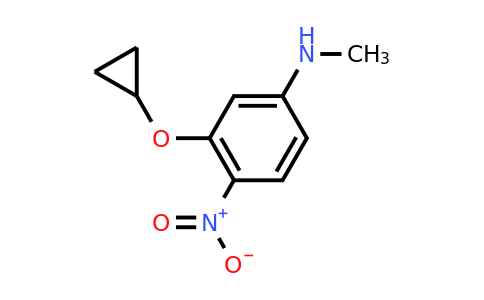 CAS 1243448-81-8 | 3-Cyclopropoxy-N-methyl-4-nitroaniline