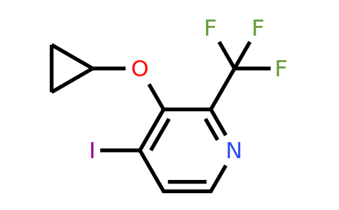 CAS 1243448-82-9 | 3-Cyclopropoxy-4-iodo-2-(trifluoromethyl)pyridine