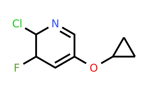 CAS 1243448-86-3 | 2-Chloro-5-cyclopropoxy-3-fluoro-2,3-dihydropyridine