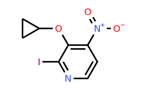 CAS 1243448-92-1 | 3-Cyclopropoxy-2-iodo-4-nitropyridine