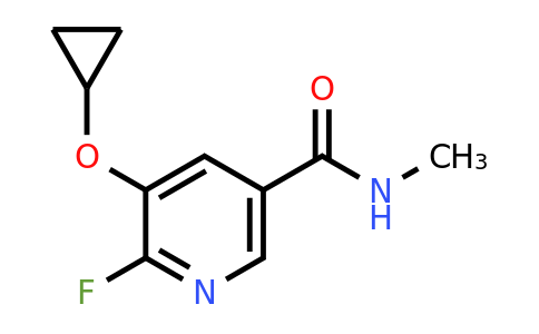 CAS 1243448-93-2 | 5-Cyclopropoxy-6-fluoro-N-methylnicotinamide