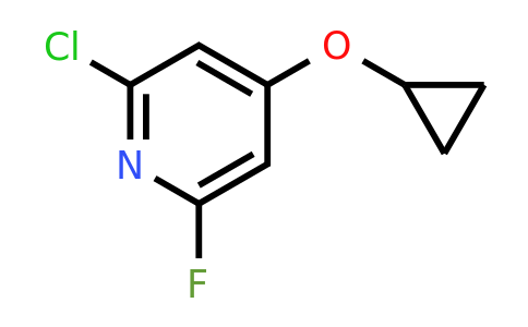 CAS 1243448-94-3 | 2-Chloro-4-cyclopropoxy-6-fluoropyridine