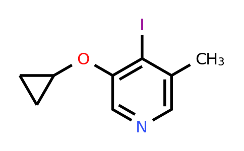 CAS 1243448-95-4 | 3-Cyclopropoxy-4-iodo-5-methylpyridine