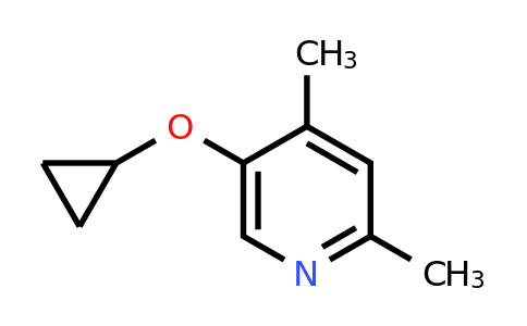 CAS 1243448-96-5 | 5-Cyclopropoxy-2,4-dimethylpyridine