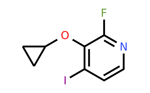CAS 1243448-98-7 | 3-Cyclopropoxy-2-fluoro-4-iodopyridine