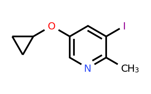 CAS 1243449-02-6 | 5-Cyclopropoxy-3-iodo-2-methylpyridine
