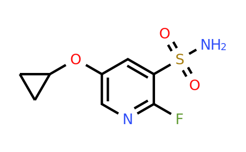 CAS 1243449-03-7 | 5-Cyclopropoxy-2-fluoropyridine-3-sulfonamide